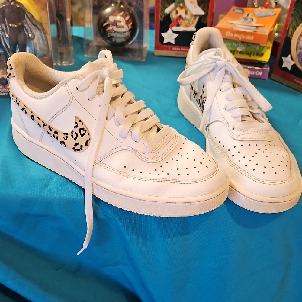 Nike White Mesh Sneakers